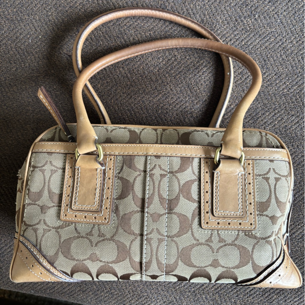Coach Brown and Tan Women's Bag